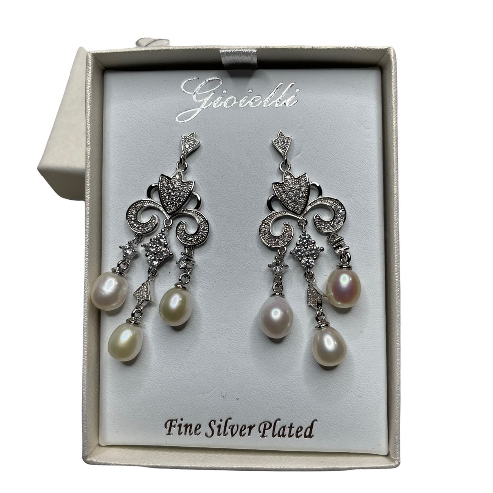 Gioielli silver plated earrings NWOT